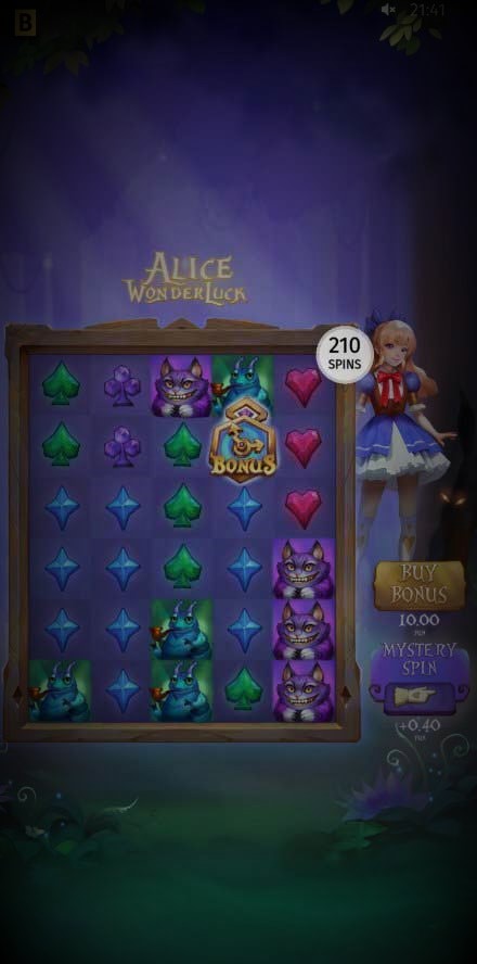 Alice WonderLuck slot game