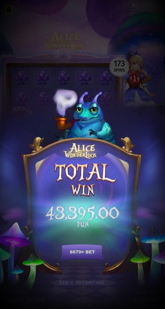 Alice WonderLuck slot game