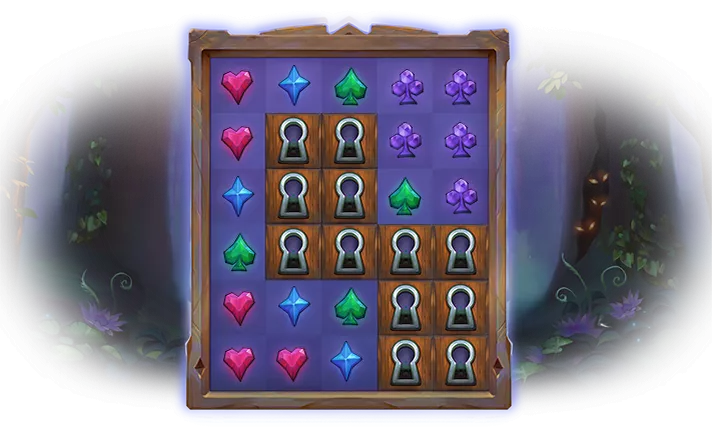 Símbolos Mystery in Alice WonderLuck